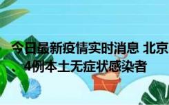 今日最新疫情实时消息 北京11月1日新增28例本土确诊病例、4例本土无症状感染者