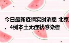 今日最新疫情实时消息 北京11月1日新增28例本土确诊病例、4例本土无症状感染者