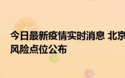 今日最新疫情实时消息 北京昌平区新增1例确诊病例，新增风险点位公布