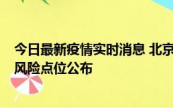 今日最新疫情实时消息 北京昌平区新增1例确诊病例，新增风险点位公布