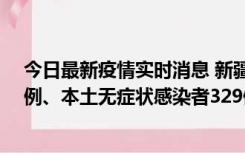 今日最新疫情实时消息 新疆乌鲁木齐新增本土确诊病例25例、本土无症状感染者329例