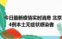 今日最新疫情实时消息 北京11月1日新增28例本土确诊病例、4例本土无症状感染者