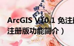 ArcGIS V10.1 免注册版（ArcGIS V10.1 免注册版功能简介）