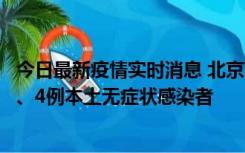 今日最新疫情实时消息 北京11月1日新增28例本土确诊病例、4例本土无症状感染者