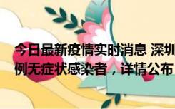 今日最新疫情实时消息 深圳11月1日新增18例确诊病例和5例无症状感染者，详情公布