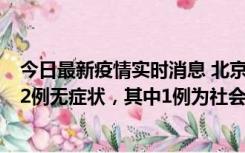 今日最新疫情实时消息 北京10月31日新增21例本土确诊和2例无症状，其中1例为社会面筛查人员