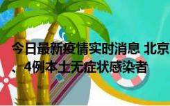 今日最新疫情实时消息 北京11月1日新增28例本土确诊病例、4例本土无症状感染者