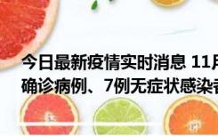 今日最新疫情实时消息 11月2日0时至12时，青岛新增3例确诊病例、7例无症状感染者