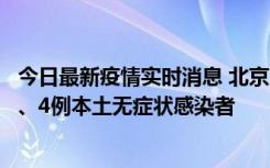 今日最新疫情实时消息 北京11月1日新增28例本土确诊病例、4例本土无症状感染者