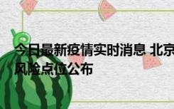 今日最新疫情实时消息 北京昌平区新增1例确诊病例，新增风险点位公布