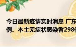 今日最新疫情实时消息 广东11月1日新增本土确诊病例125例、本土无症状感染者298例