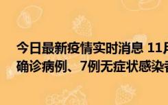 今日最新疫情实时消息 11月2日0时至12时，青岛新增3例确诊病例、7例无症状感染者