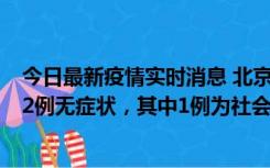 今日最新疫情实时消息 北京10月31日新增21例本土确诊和2例无症状，其中1例为社会面筛查人员