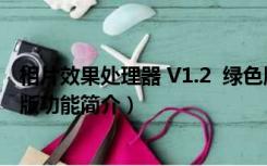 相片效果处理器 V1.2  绿色版（相片效果处理器 V1.2  绿色版功能简介）