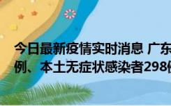 今日最新疫情实时消息 广东11月1日新增本土确诊病例125例、本土无症状感染者298例