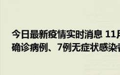 今日最新疫情实时消息 11月2日0时至12时，青岛新增3例确诊病例、7例无症状感染者