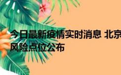 今日最新疫情实时消息 北京昌平区新增1例确诊病例，新增风险点位公布