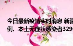 今日最新疫情实时消息 新疆乌鲁木齐新增本土确诊病例25例、本土无症状感染者329例