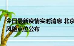 今日最新疫情实时消息 北京昌平区新增1例确诊病例，新增风险点位公布