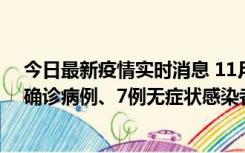 今日最新疫情实时消息 11月2日0时至12时，青岛新增3例确诊病例、7例无症状感染者