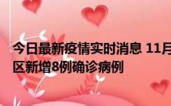 今日最新疫情实时消息 11月1日15时至2日15时，北京昌平区新增8例确诊病例