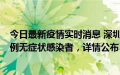 今日最新疫情实时消息 深圳11月1日新增18例确诊病例和5例无症状感染者，详情公布