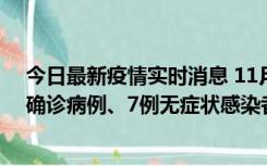 今日最新疫情实时消息 11月2日0时至12时，青岛新增3例确诊病例、7例无症状感染者