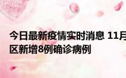 今日最新疫情实时消息 11月1日15时至2日15时，北京昌平区新增8例确诊病例