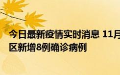 今日最新疫情实时消息 11月1日15时至2日15时，北京昌平区新增8例确诊病例