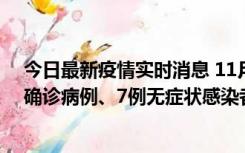 今日最新疫情实时消息 11月2日0时至12时，青岛新增3例确诊病例、7例无症状感染者