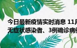 今日最新疫情实时消息 11月2日0时至12时青岛市新增7例无症状感染者、3例确诊病例