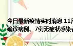 今日最新疫情实时消息 11月2日0时至12时，青岛新增3例确诊病例、7例无症状感染者