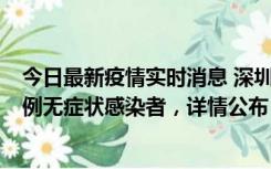 今日最新疫情实时消息 深圳11月1日新增18例确诊病例和5例无症状感染者，详情公布