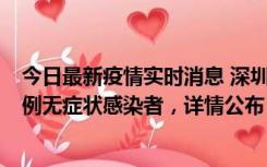 今日最新疫情实时消息 深圳11月1日新增18例确诊病例和5例无症状感染者，详情公布