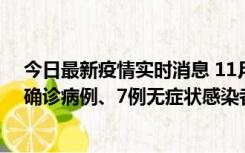 今日最新疫情实时消息 11月2日0时至12时，青岛新增3例确诊病例、7例无症状感染者