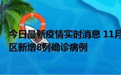 今日最新疫情实时消息 11月1日15时至2日15时，北京昌平区新增8例确诊病例