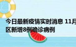 今日最新疫情实时消息 11月1日15时至2日15时，北京昌平区新增8例确诊病例