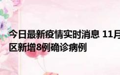 今日最新疫情实时消息 11月1日15时至2日15时，北京昌平区新增8例确诊病例