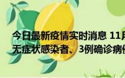 今日最新疫情实时消息 11月2日0时至12时青岛市新增7例无症状感染者、3例确诊病例