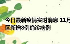 今日最新疫情实时消息 11月1日15时至2日15时，北京昌平区新增8例确诊病例