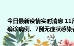 今日最新疫情实时消息 11月2日0时至12时，青岛新增3例确诊病例、7例无症状感染者