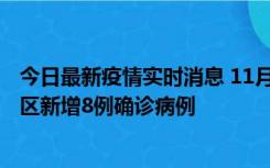 今日最新疫情实时消息 11月1日15时至2日15时，北京昌平区新增8例确诊病例