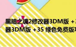 黑暗之魂2修改器3DM版 +35 绿色免费版（黑暗之魂2修改器3DM版 +35 绿色免费版功能简介）