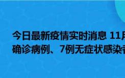 今日最新疫情实时消息 11月2日0时至12时，青岛新增3例确诊病例、7例无症状感染者