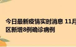 今日最新疫情实时消息 11月1日15时至2日15时，北京昌平区新增8例确诊病例