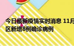 今日最新疫情实时消息 11月1日15时至2日15时，北京昌平区新增8例确诊病例