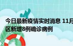 今日最新疫情实时消息 11月1日15时至2日15时，北京昌平区新增8例确诊病例