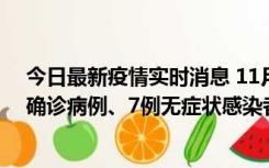 今日最新疫情实时消息 11月2日0时至12时，青岛新增3例确诊病例、7例无症状感染者