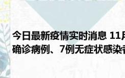 今日最新疫情实时消息 11月2日0时至12时，青岛新增3例确诊病例、7例无症状感染者