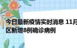 今日最新疫情实时消息 11月1日15时至2日15时，北京昌平区新增8例确诊病例